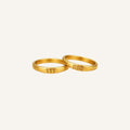 Anillo Señal · Anillo liso con grabado numérico