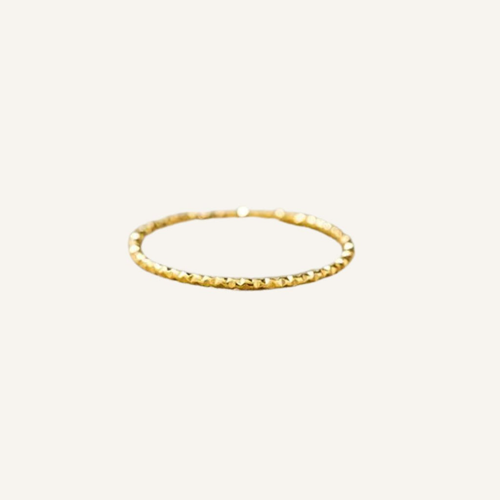 Anillo Hilo · Anillo fino con circones