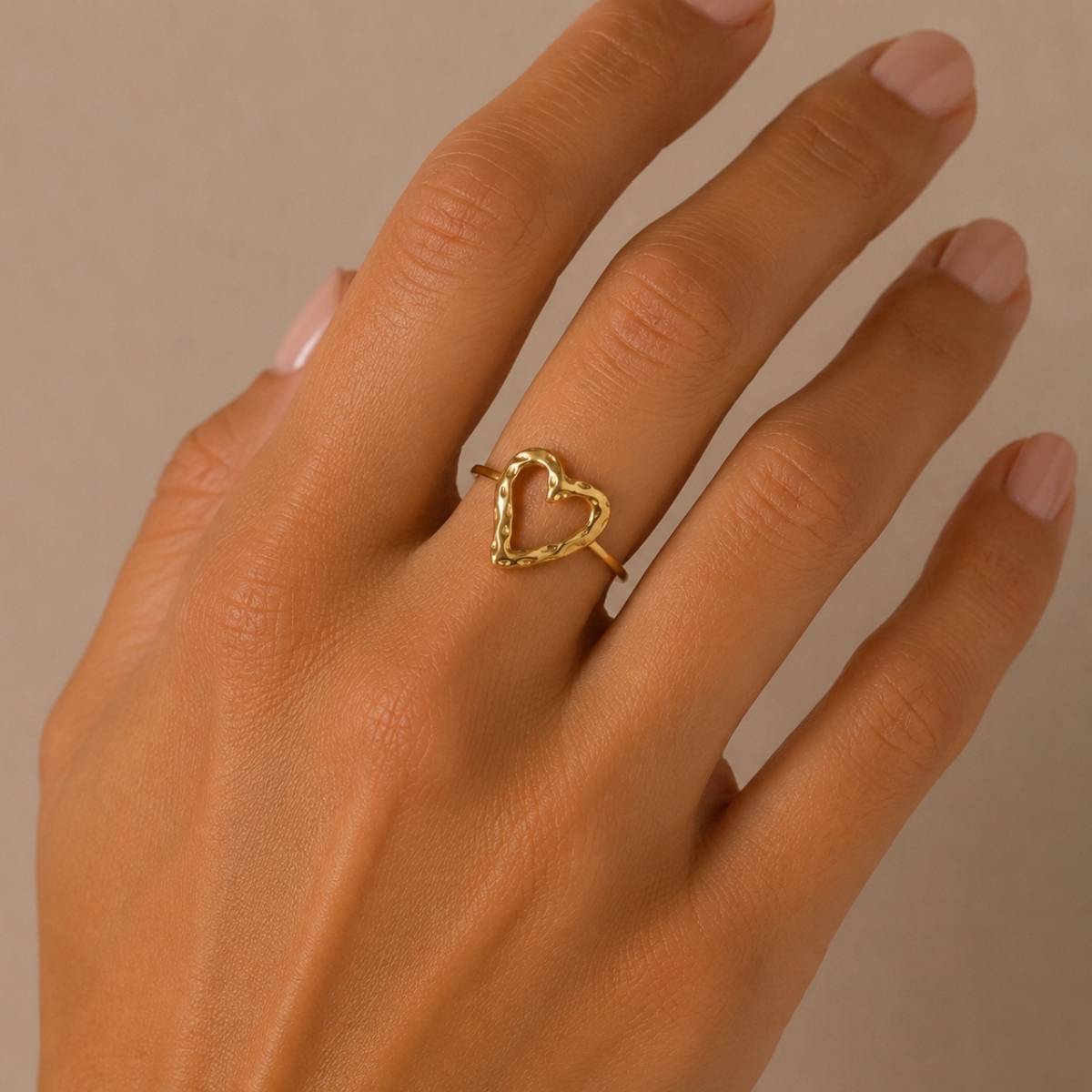 Anillo Vínculo · Anillo abierto orgánico ajustable