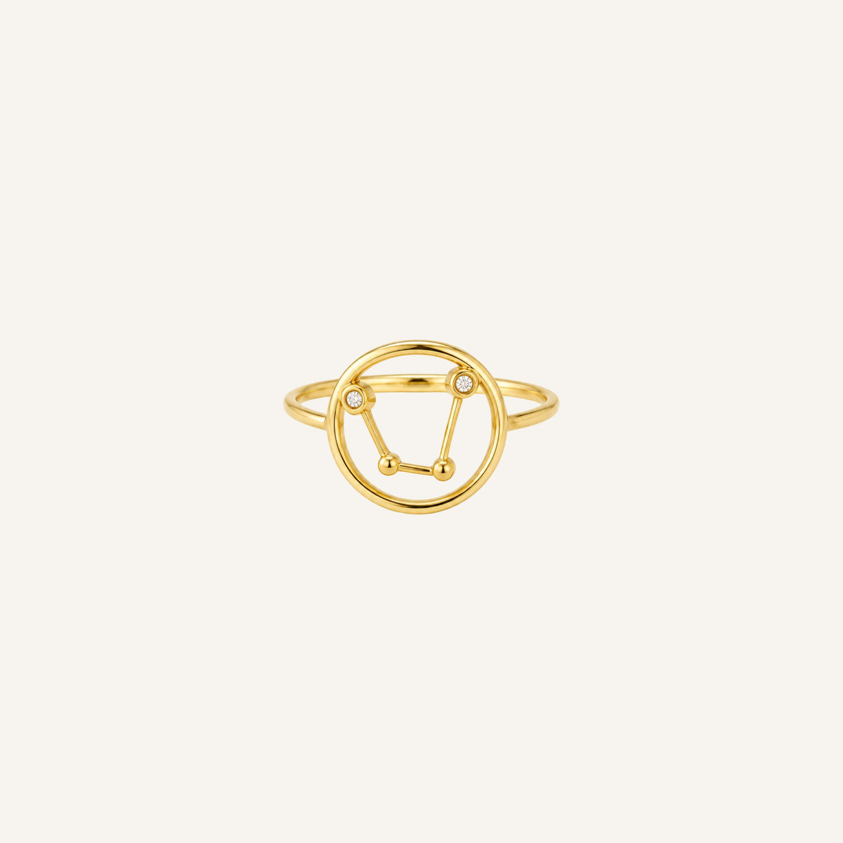 Anillo Zodiaco · Anillo ajustable con constelación