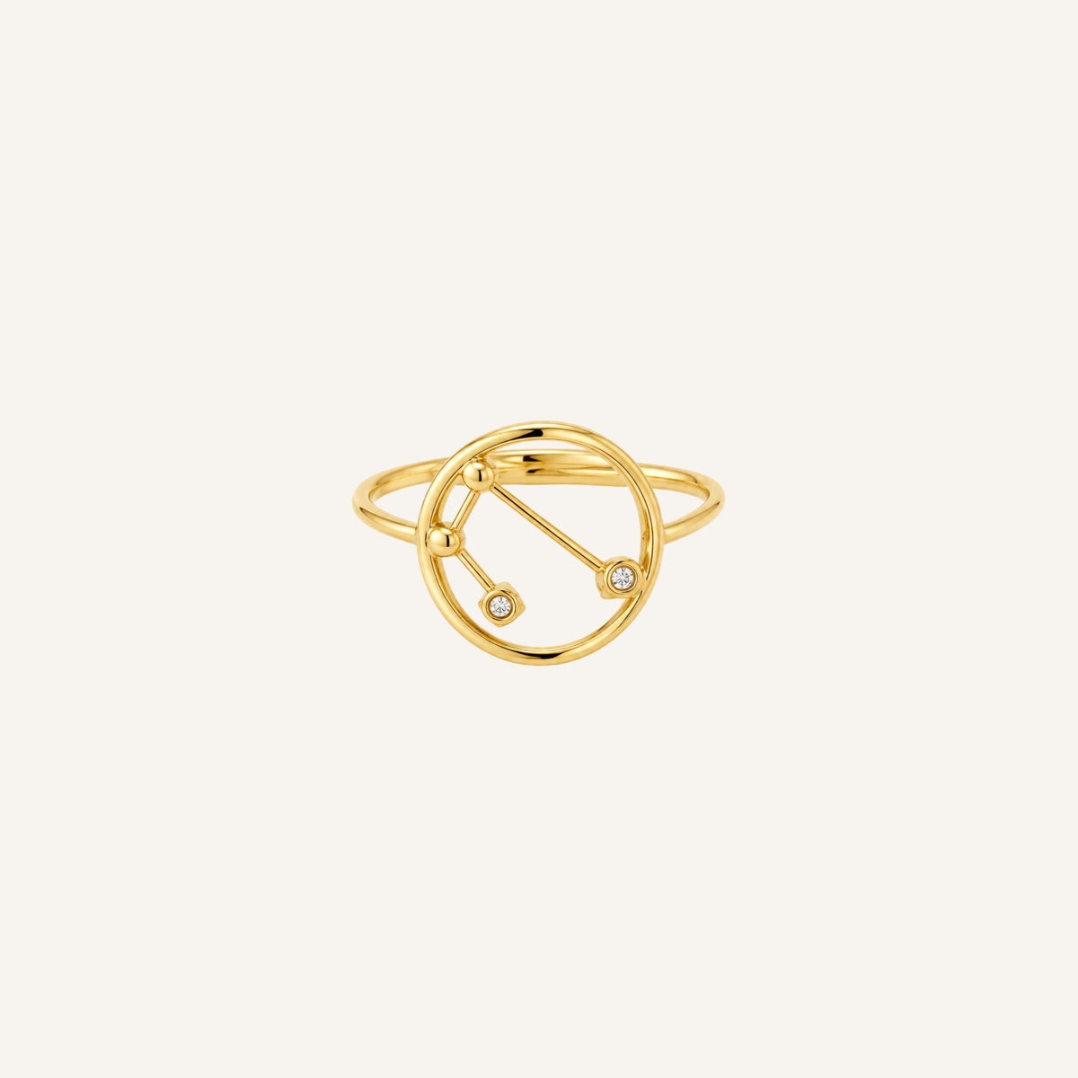 Anillo Zodiaco · Anillo ajustable con constelación