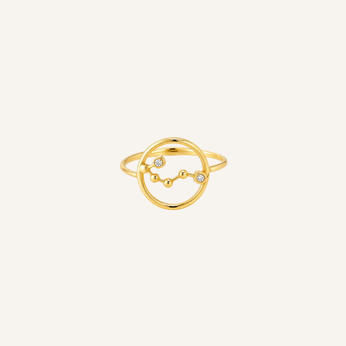 Anillo Zodiaco · Anillo ajustable con constelación