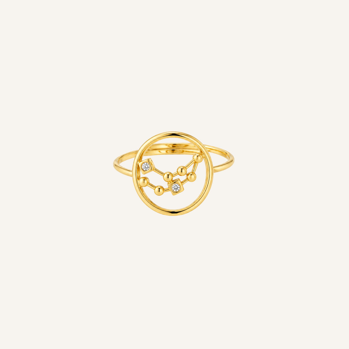 Anillo Zodiaco · Anillo ajustable con constelación