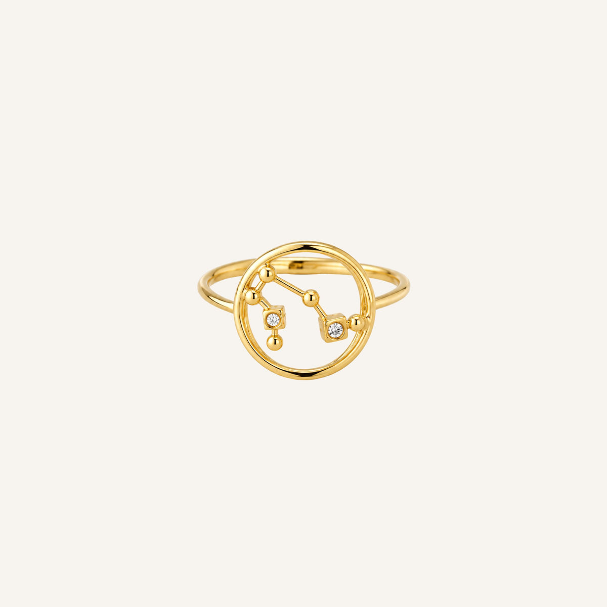 Anillo Zodiaco · Anillo ajustable con constelación