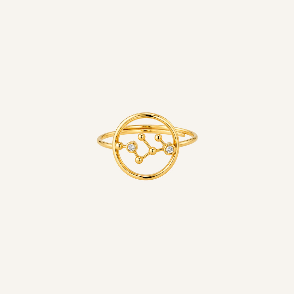 Anillo Zodiaco · Anillo ajustable con constelación