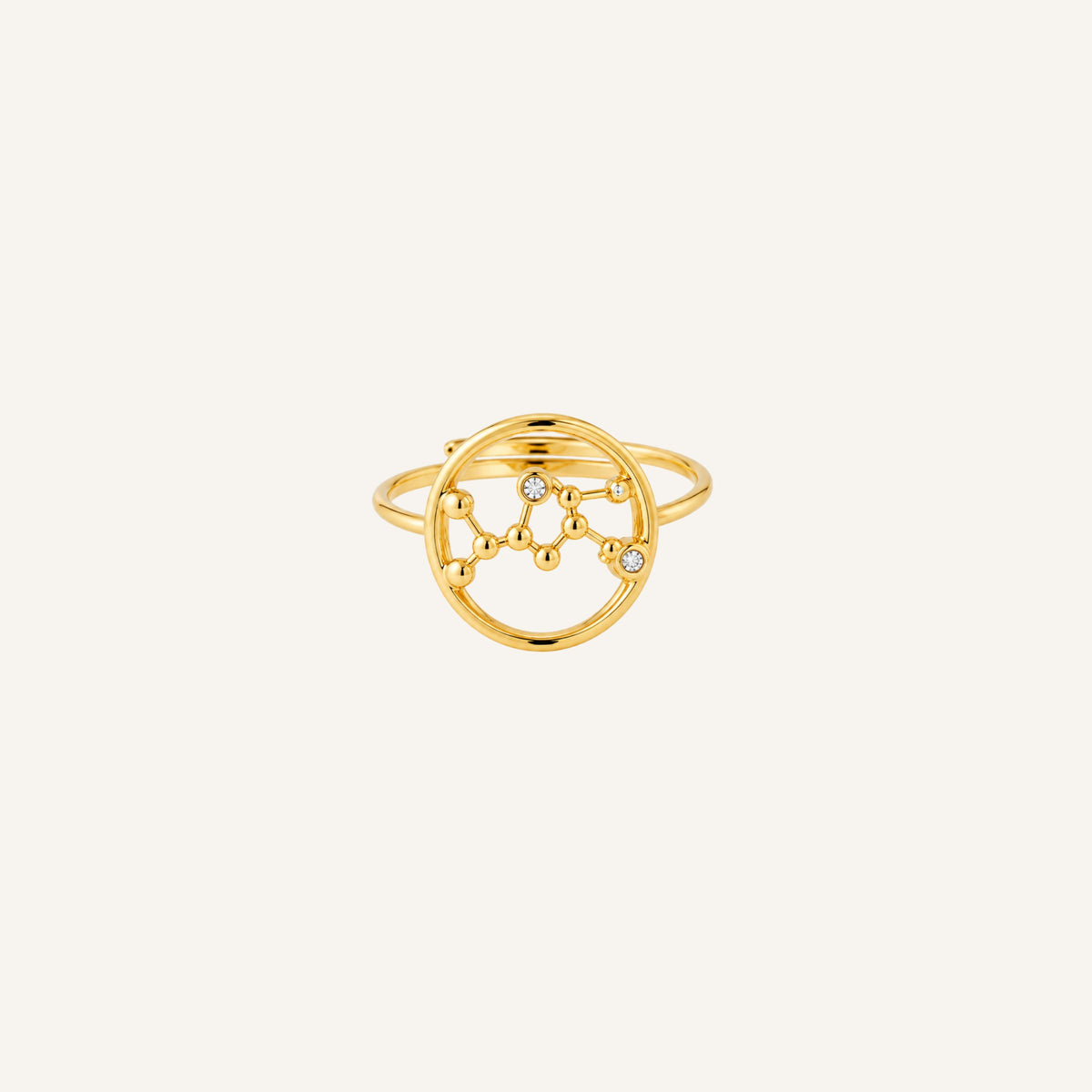 Anillo Zodiaco · Anillo ajustable con constelación