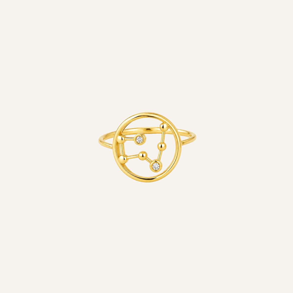 Anillo Zodiaco · Anillo ajustable con constelación