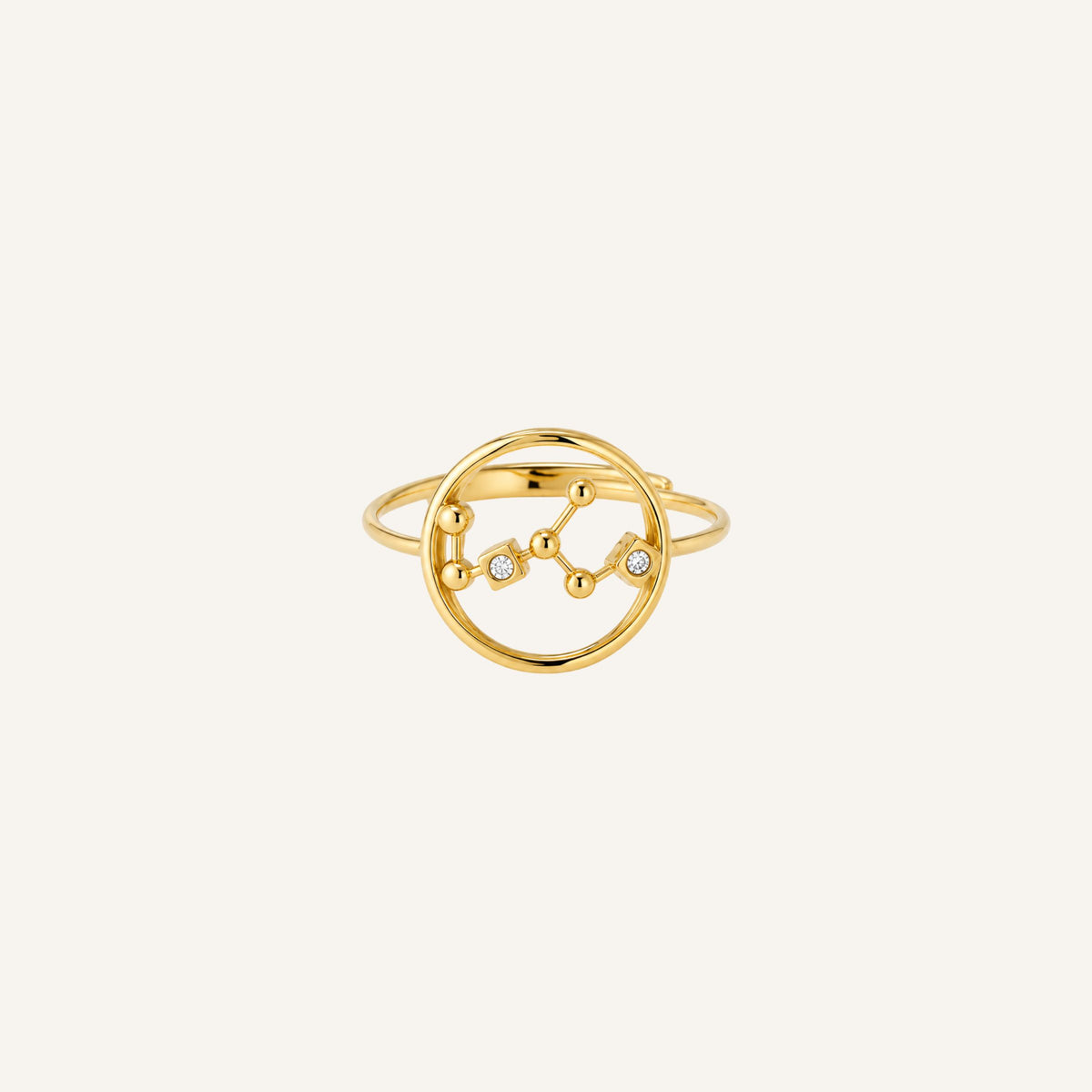 Anillo Zodiaco · Anillo ajustable con constelación