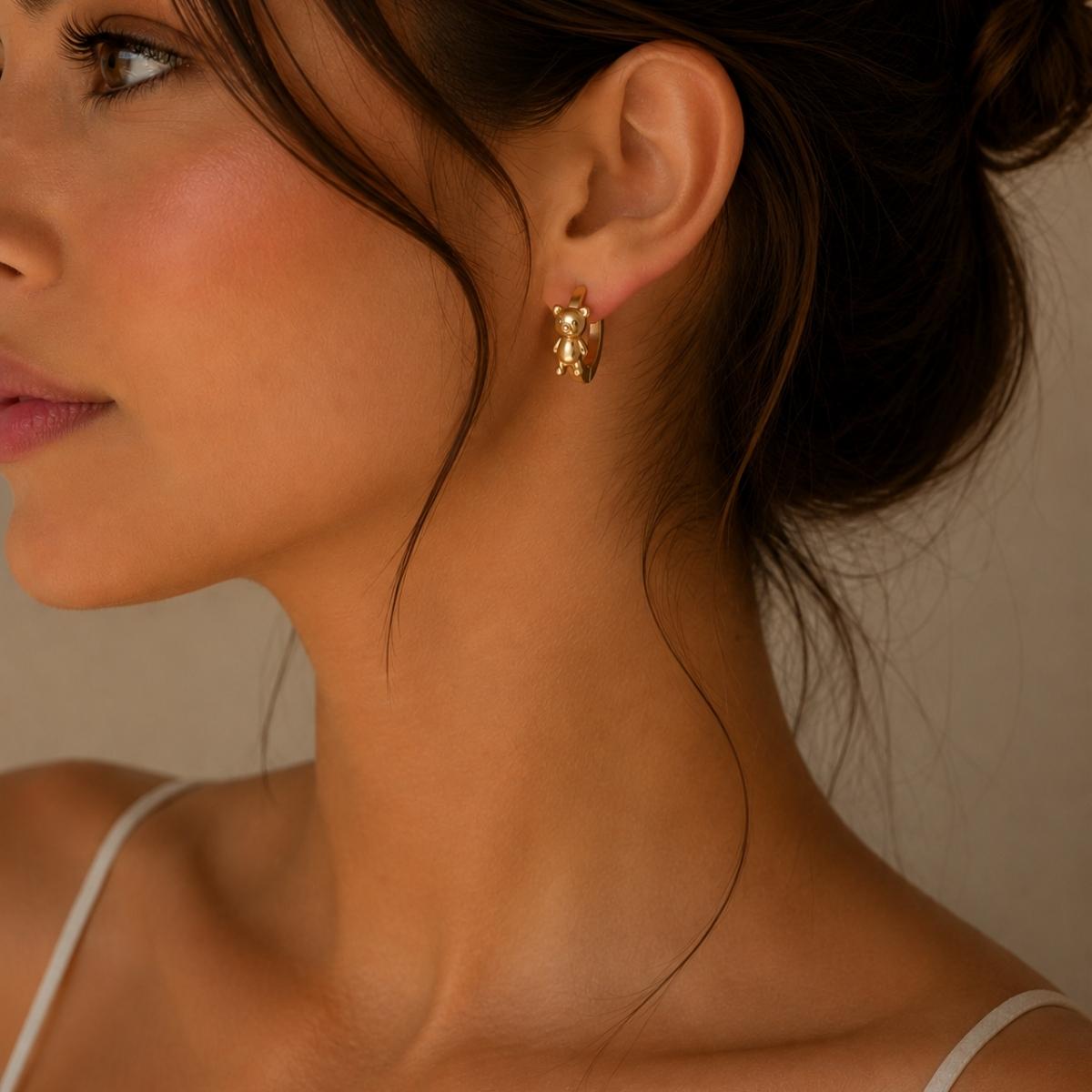 Aros Lumi · Aros compactos con osito en relieve