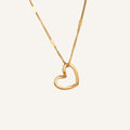 Collar Contorno · Collar con colgante de corazón abierto
