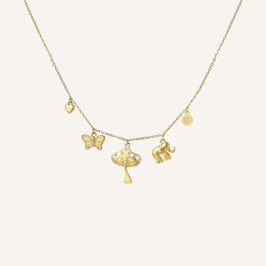 Collar Fábula · Collar de charms con símbolos