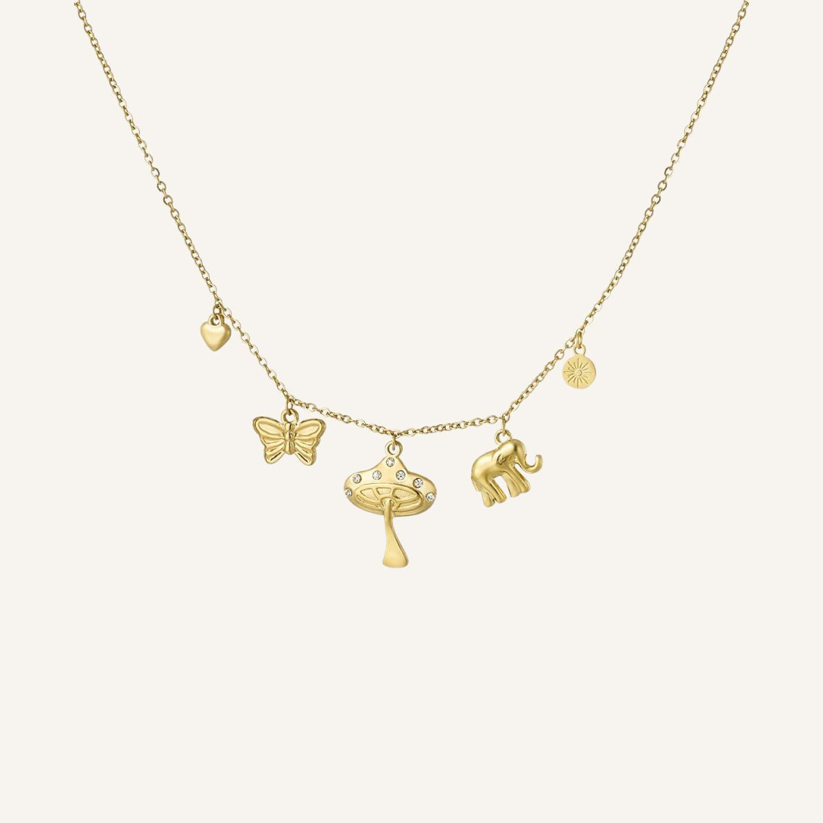 Collar Fábula · Collar de charms con símbolos