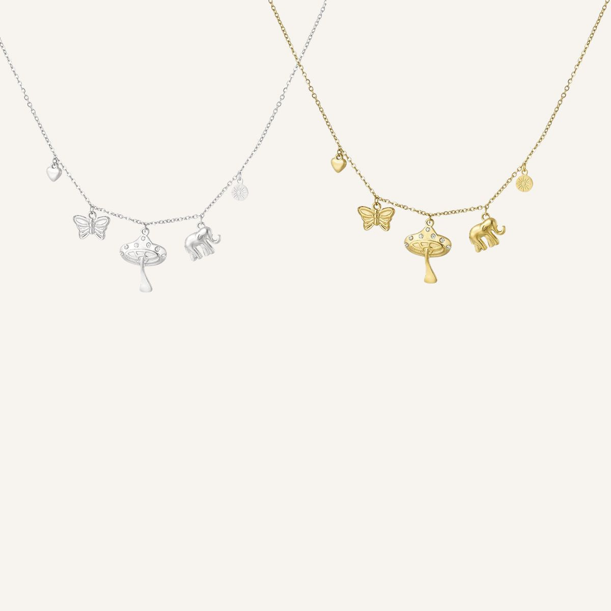 Collar Fábula · Collar de charms con símbolos