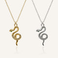 Collar Vénira · Collar con colgante de serpiente