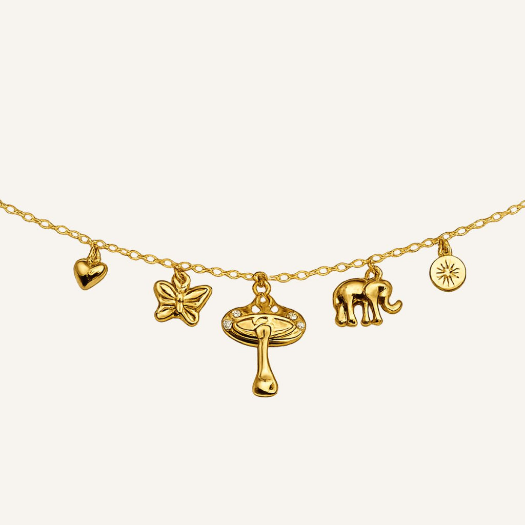 Collar Fábula · Collar de charms con símbolos