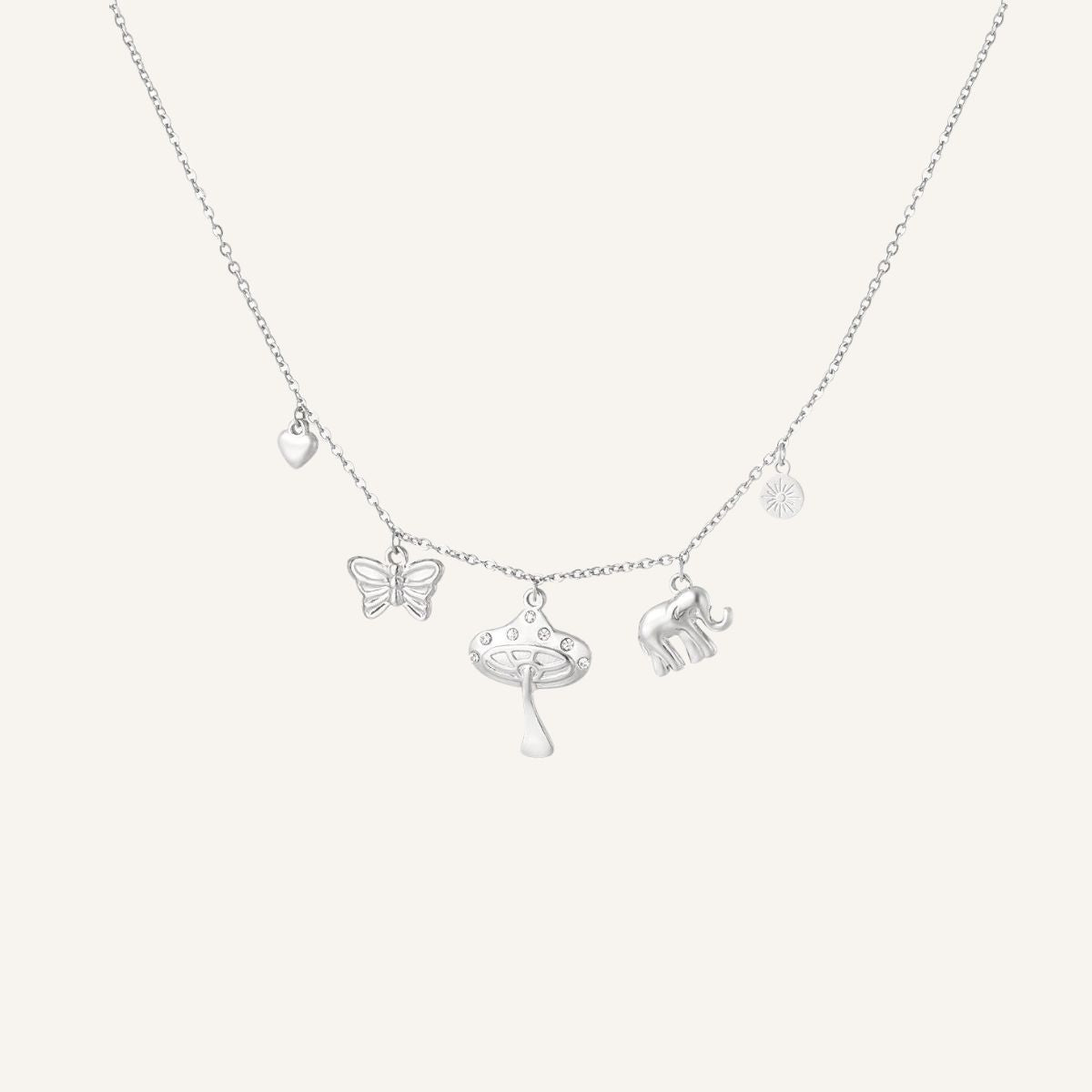Collar Fábula · Collar de charms con símbolos