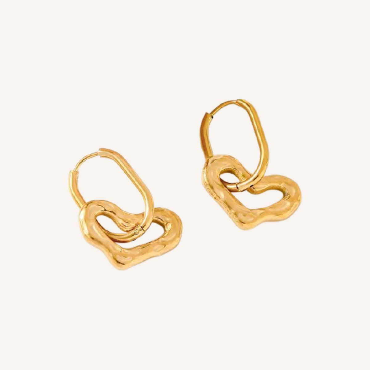 Pendientes Pulso · Pendientes de gota con forma orgánica